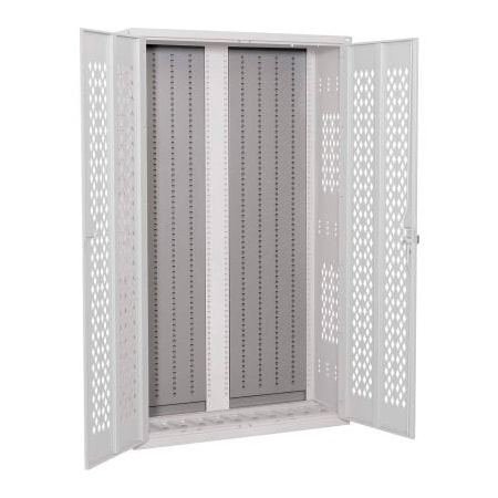 Datum Filing Systems Datum Argos 72" Slotted Back Panel -  Battleship Gray WS-HAP72-WS23